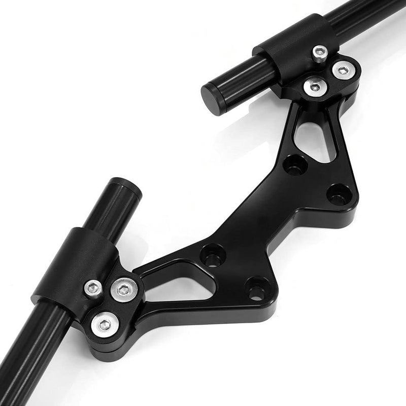 HENOMO Aluminum Motorcycle Handlebar Risers Adjustable Handle Bar Kit Sport For MSX125 Grom MSX 125 2013-2021 2022 2023 2024 2025 (Black) - Image 5